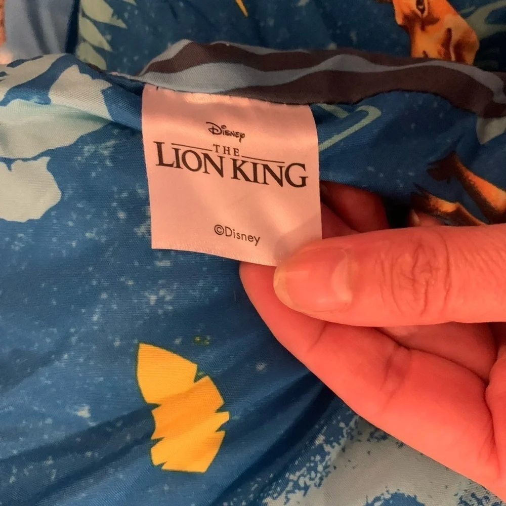Disney The Lion King Simba Bedding Reversible Comforter Blue Orange Twin